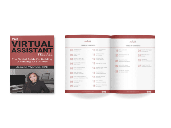 The Virtual Assistant Tell All Table of Contents